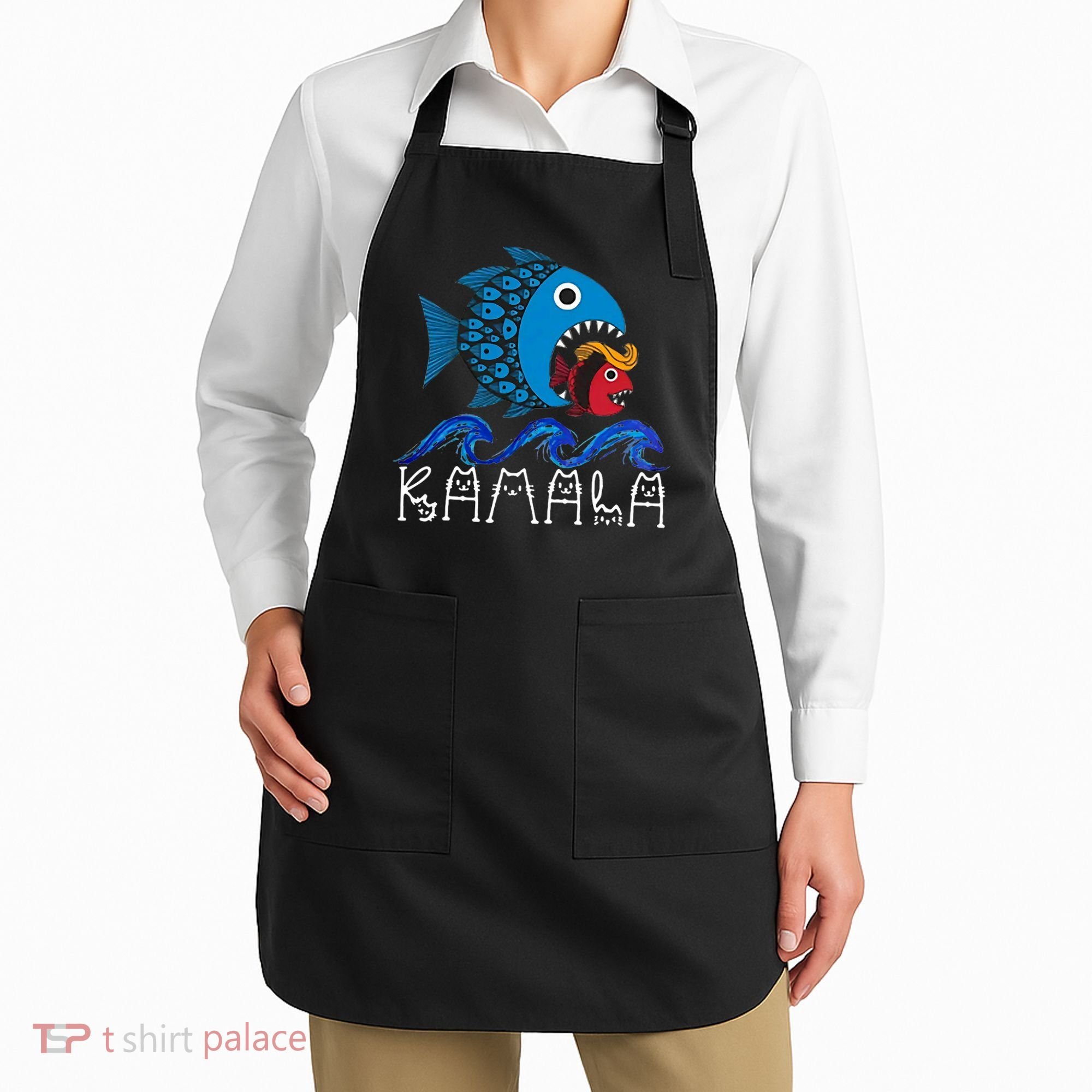Kamala Fish Eat Fish Apron