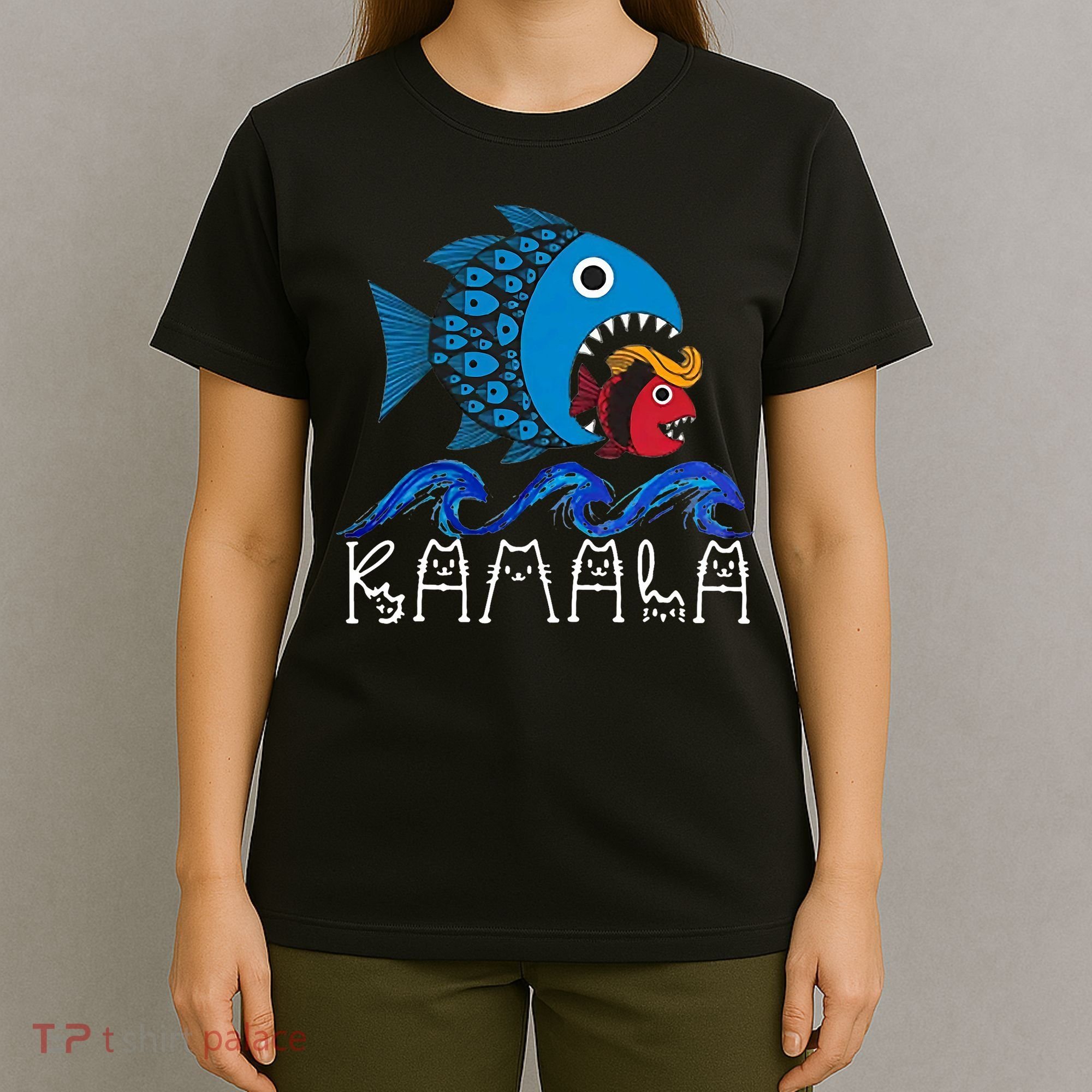 Kamala Fish Eat Fish T-Shirt