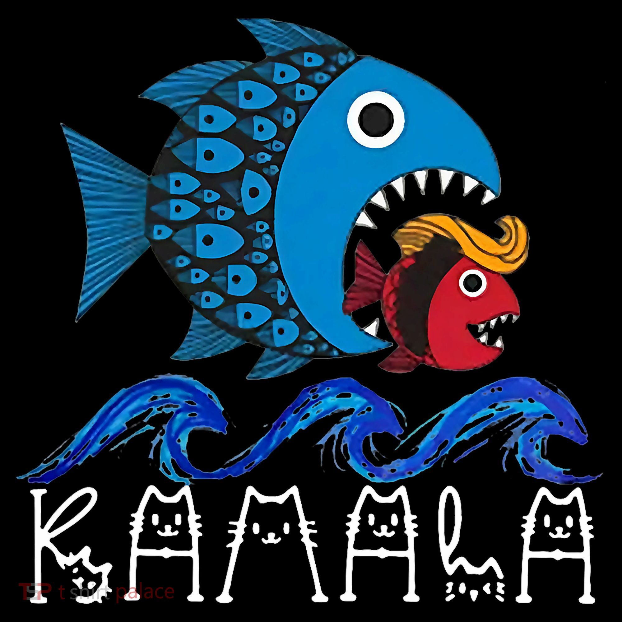 Kamala Fish Eat Fish Ornament