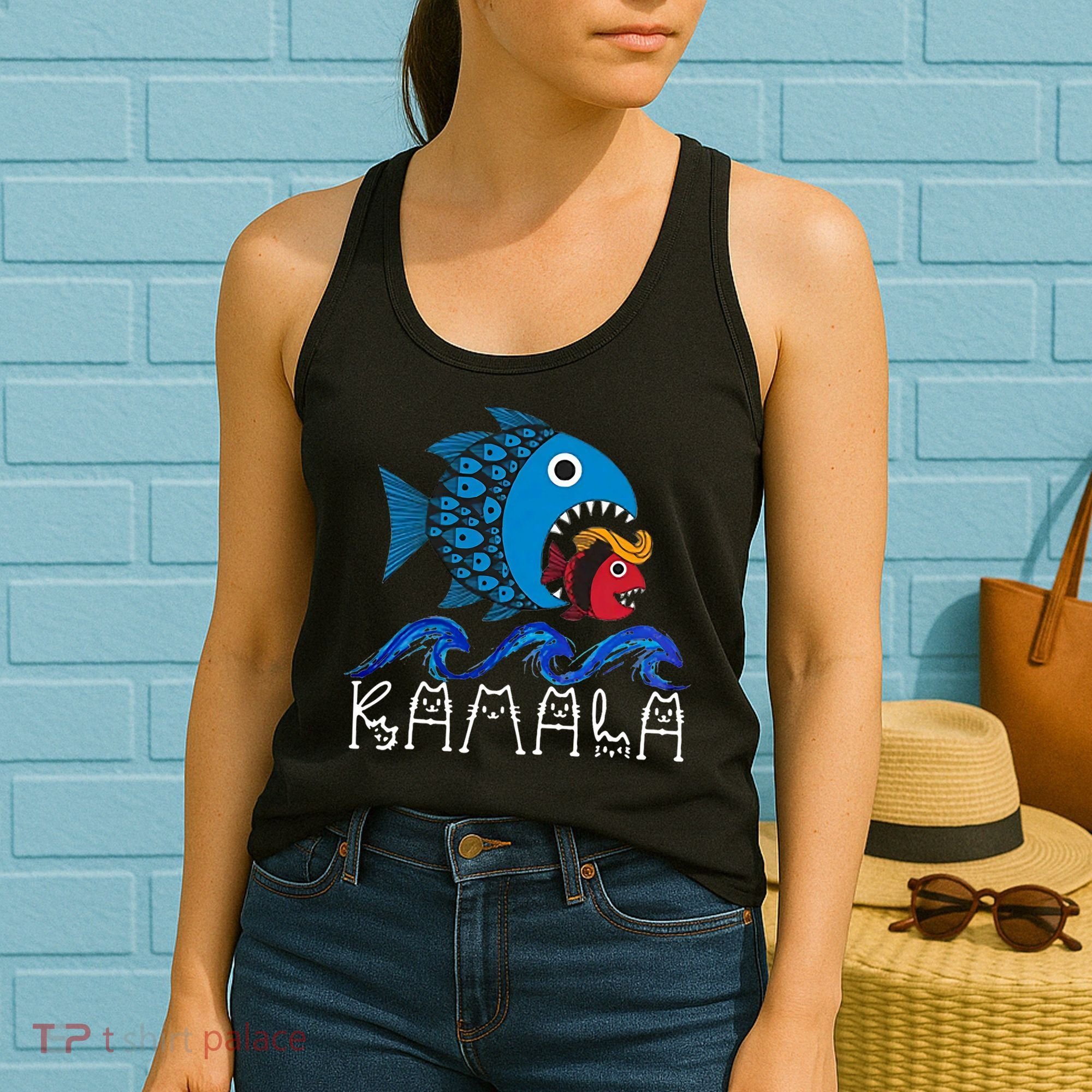 Kamala Fish Eat Fish Women's Tank Top