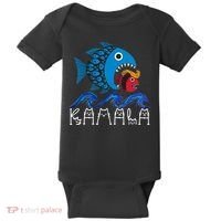 Kamala Fish Eat Fish Baby Bodysuit thumb 0