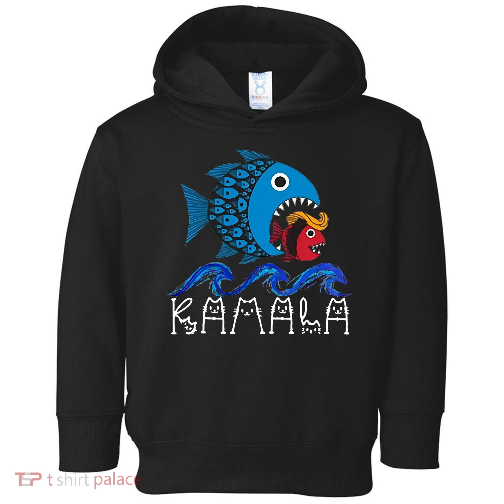 Kamala Fish Eat Fish Toddler Hoodie