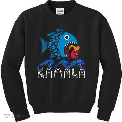 Kamala Fish Eat Fish Kids Sweatshirt
