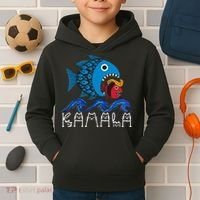 Kamala Fish Eat Fish Kids Hoodie thumb 2