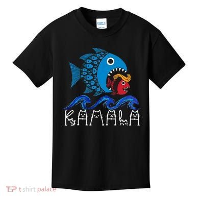 Kamala Fish Eat Fish Kids T-Shirt