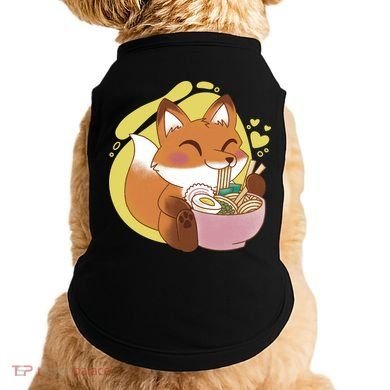 Kawaii Fox Eating Ramen Doggie Tank
