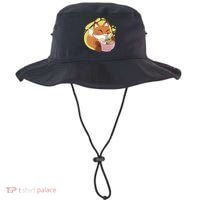 Kawaii Fox Eating Ramen Bucket Hat thumb 0