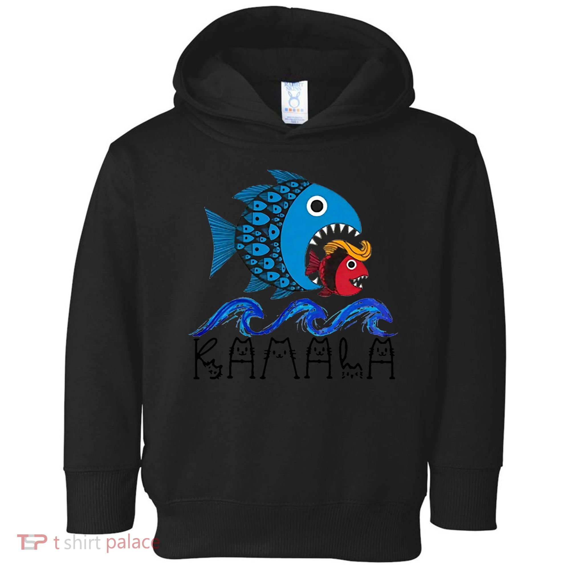 Kamala Fish Eat Fish Toddler Hoodie