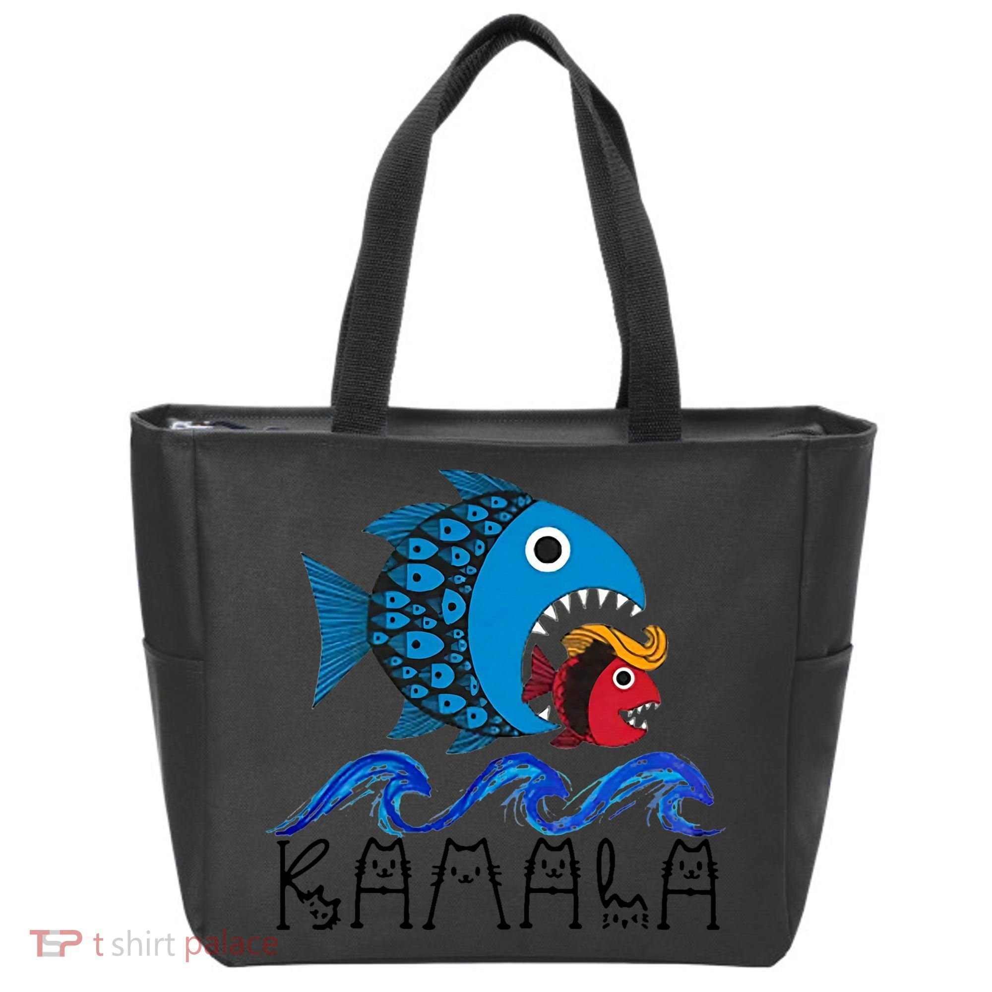 Kamala Fish Eat Fish Tote Bag