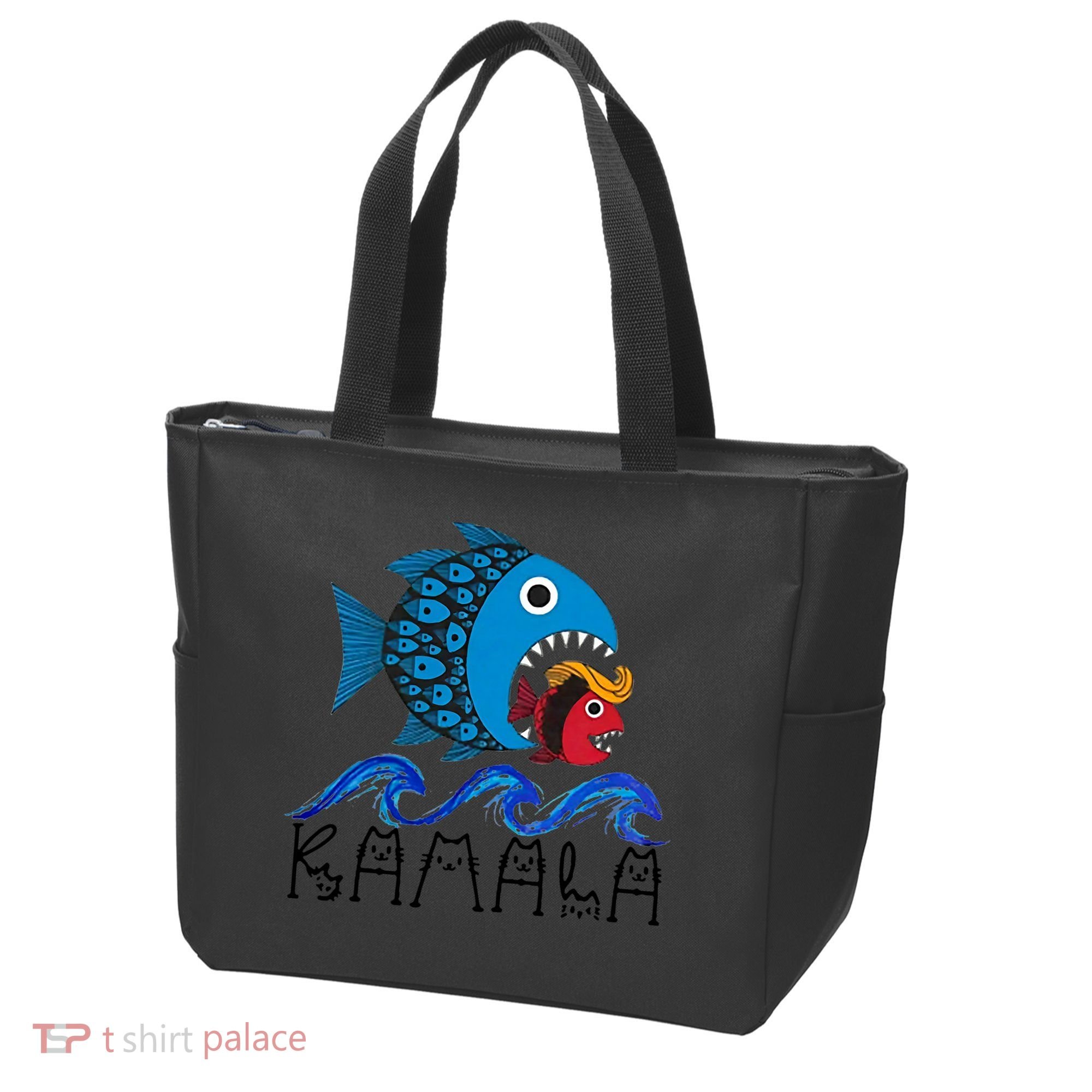 Kamala Fish Eat Fish Tote Bag
