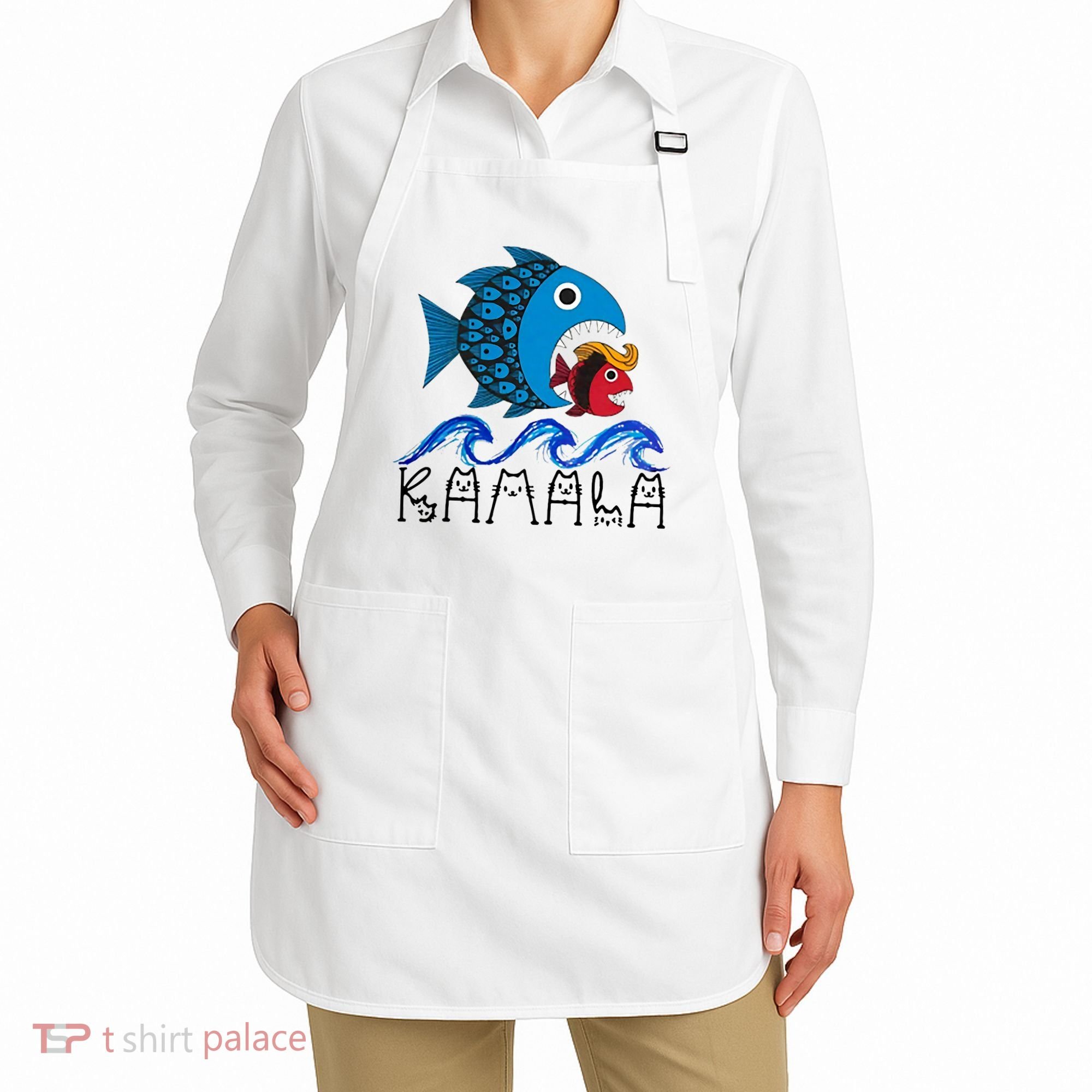 Kamala Fish Eat Fish Apron