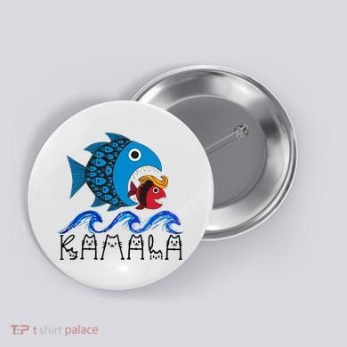 Kamala Fish Eat Fish Button