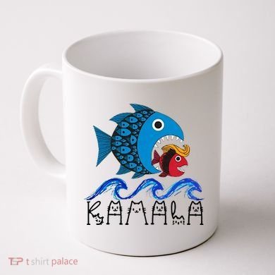 Kamala Fish Eat Fish Coffee Mug