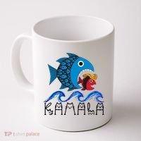 Kamala Fish Eat Fish Coffee Mug thumb 0