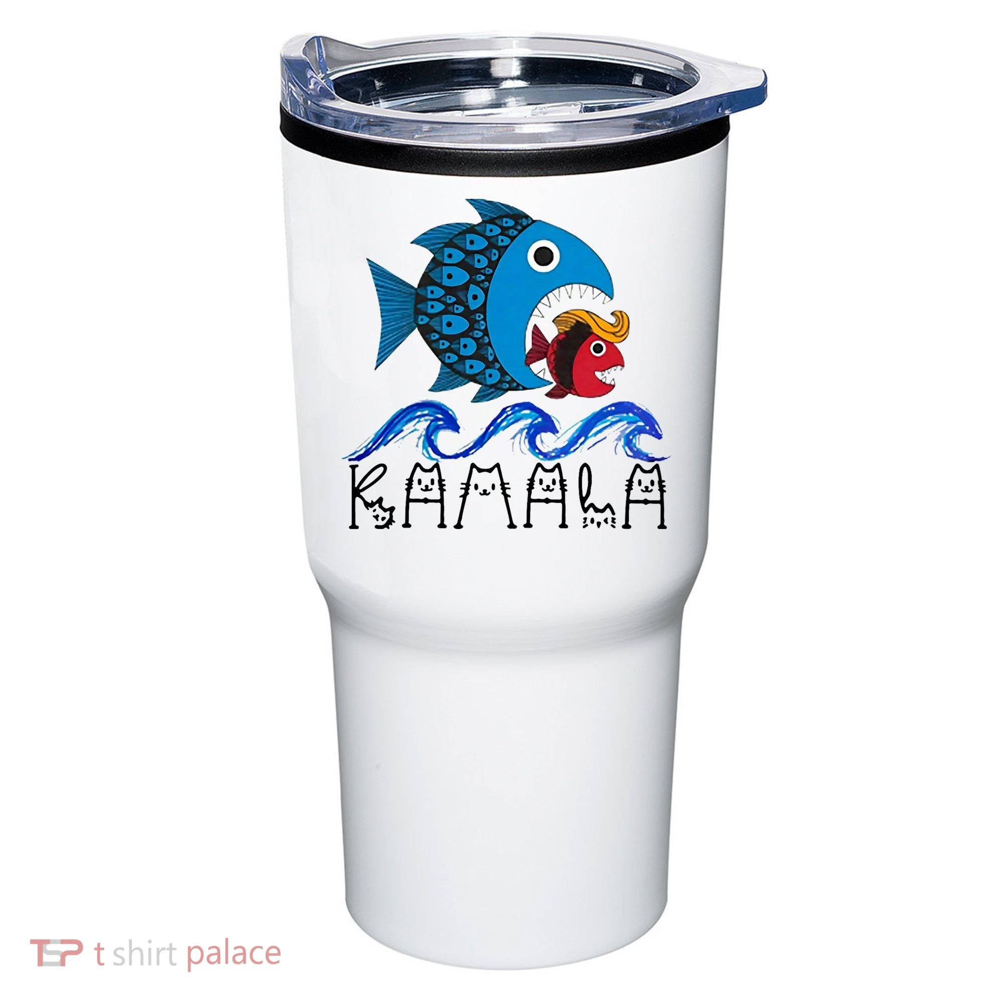 Kamala Fish Eat Fish Tumbler