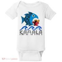Kamala Fish Eat Fish Baby Bodysuit thumb 0