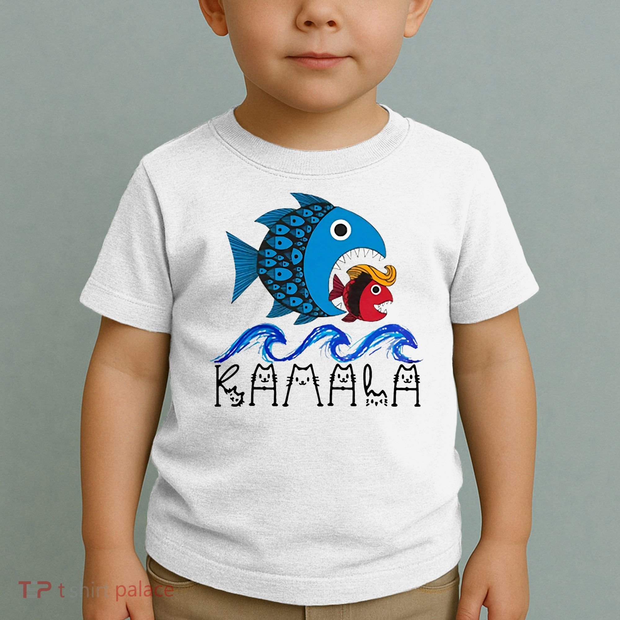 Kamala Fish Eat Fish Toddler T-Shirt