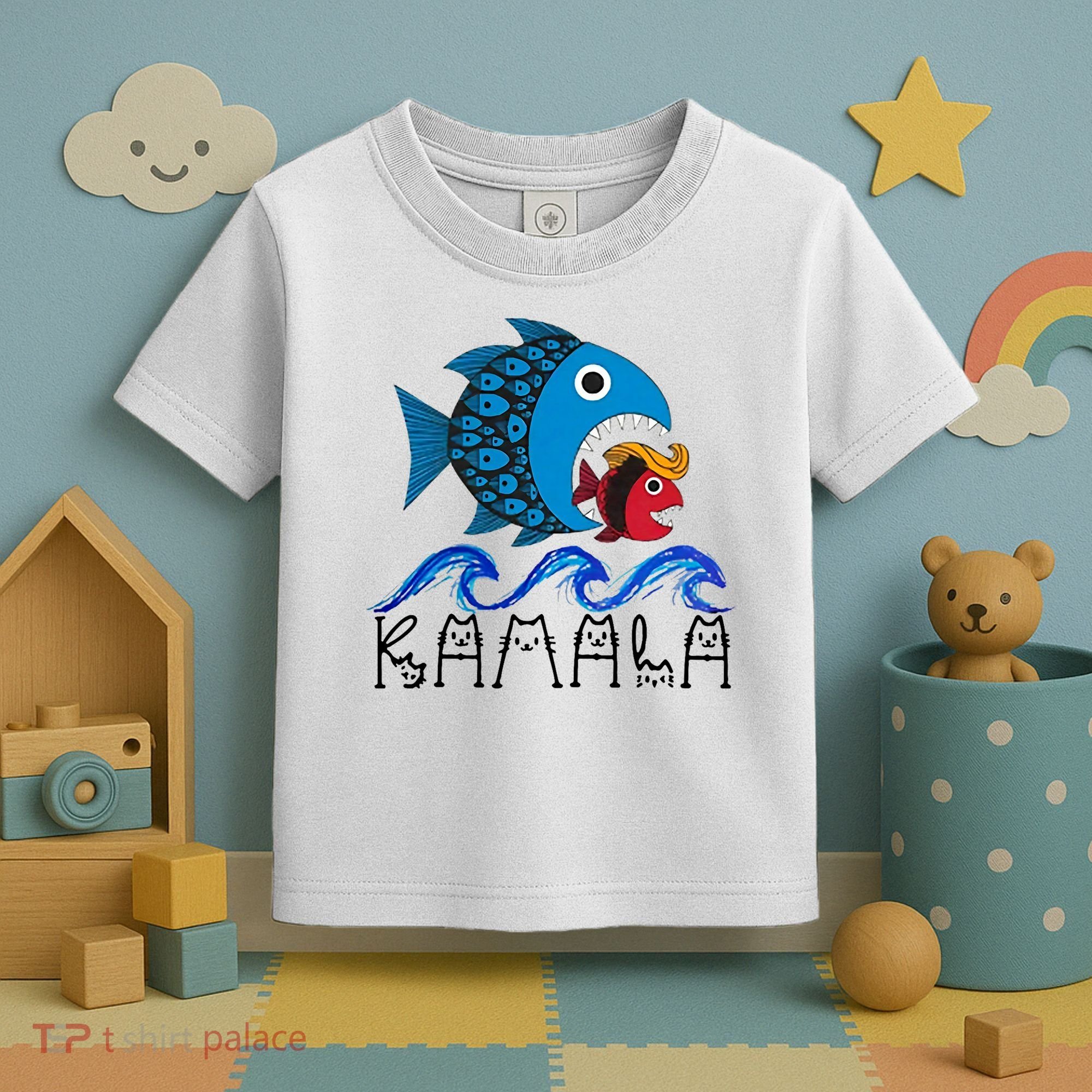 Kamala Fish Eat Fish Toddler T-Shirt