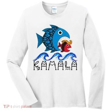 Kamala Fish Eat Fish Women's Long Sleeve Shirt