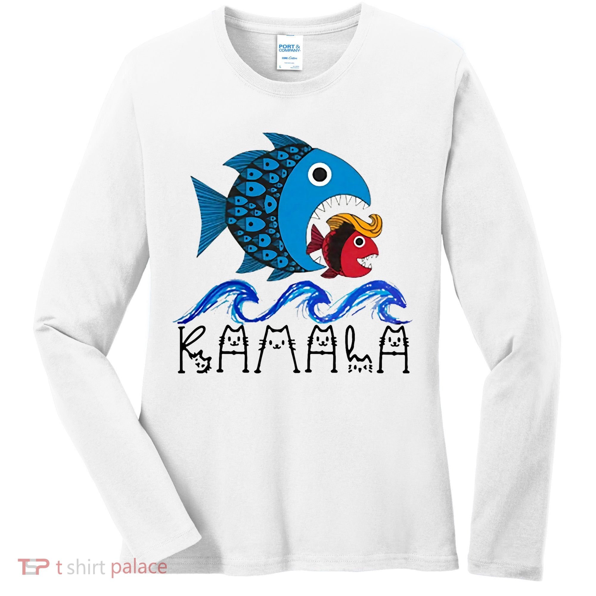 Kamala Fish Eat Fish Women's Long Sleeve Shirt
