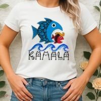 Kamala Fish Eat Fish Women's T-Shirt thumb 2