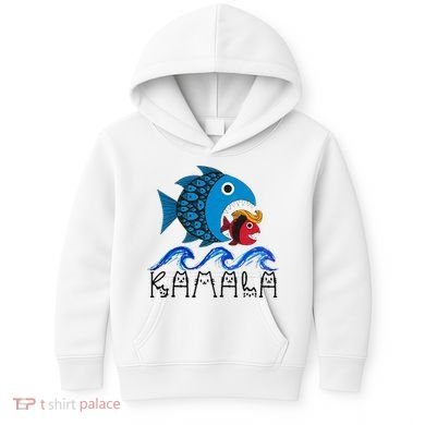 Kamala Fish Eat Fish Kids Hoodie