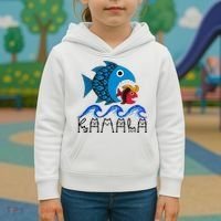 Kamala Fish Eat Fish Kids Hoodie thumb 3