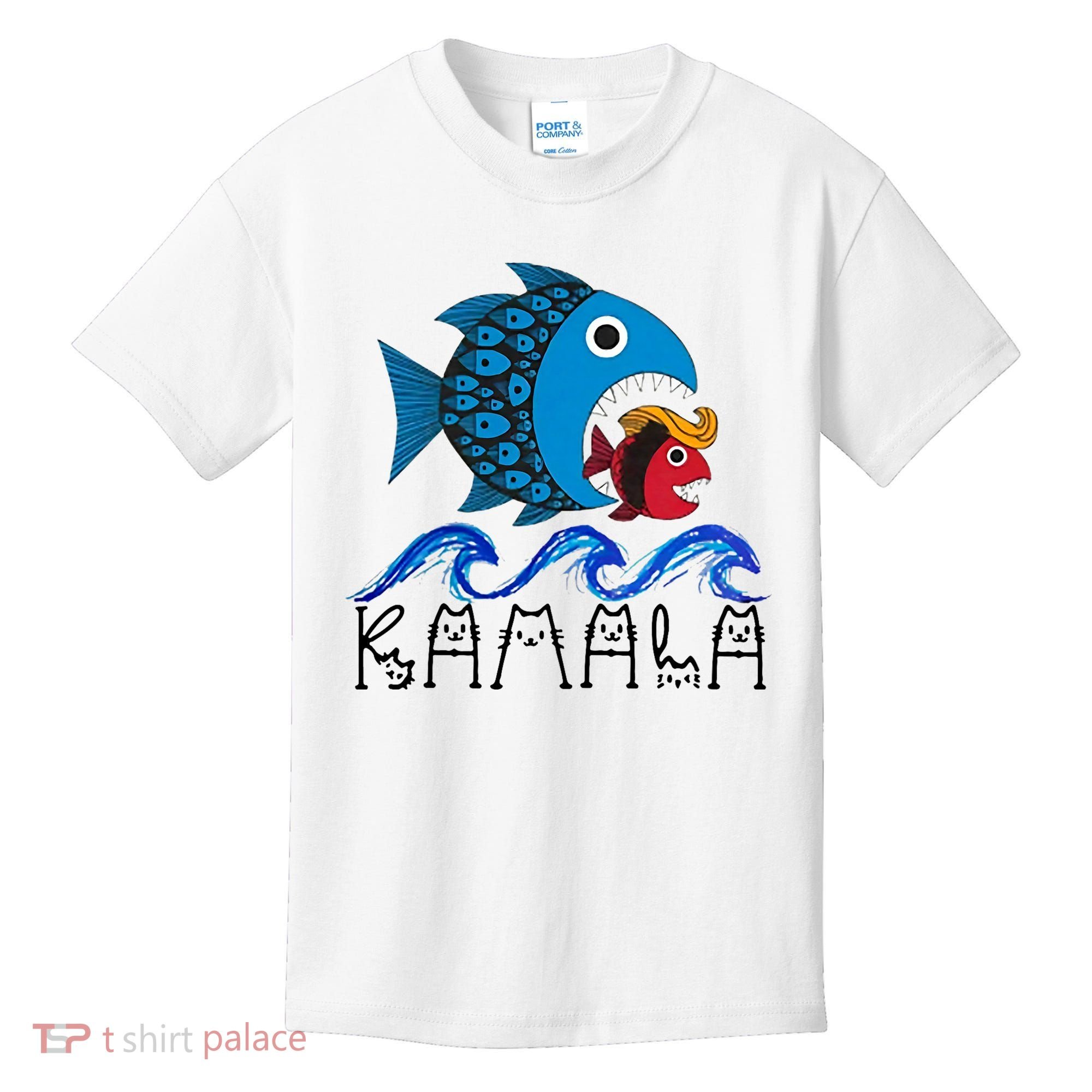 Kamala Fish Eat Fish Kids T-Shirt