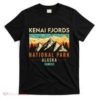 Kenai Fjords Est. 1980 Retro Alaska National Park T-Shirt thumb 0