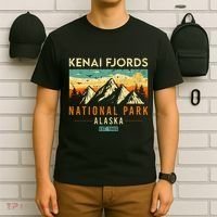 Kenai Fjords Est. 1980 Retro Alaska National Park T-Shirt thumb 6
