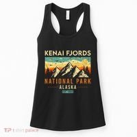 Kenai Fjords Est. 1980 Retro Alaska National Park Women's Tank Top thumb 0