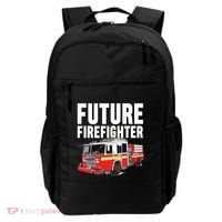 Kids Future Firefighter Fire Truck Theme Birthday Boy Backpack thumb 0