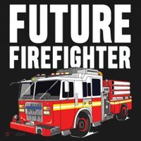 Kids Future Firefighter Fire Truck Theme Birthday Boy Mousepad thumb 1