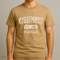 Kissimmee Florida Fl Vintage Established T-Shirt thumb 3