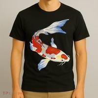 Koi Fish Funny Japanese Chinese Carp Breeder Women Gifts T-Shirt thumb 3