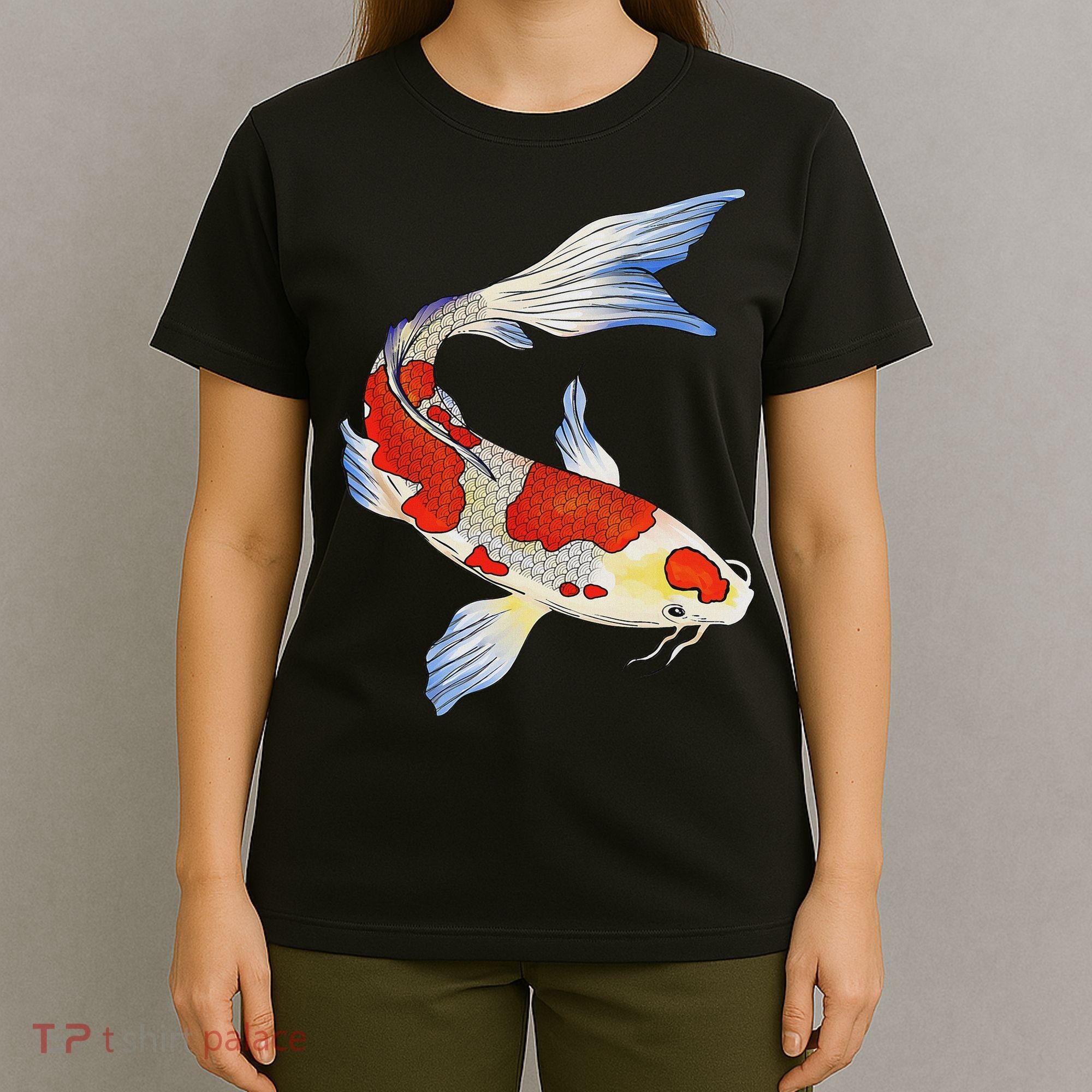 Koi Fish Funny Japanese Chinese Carp Breeder Women Gifts T-Shirt