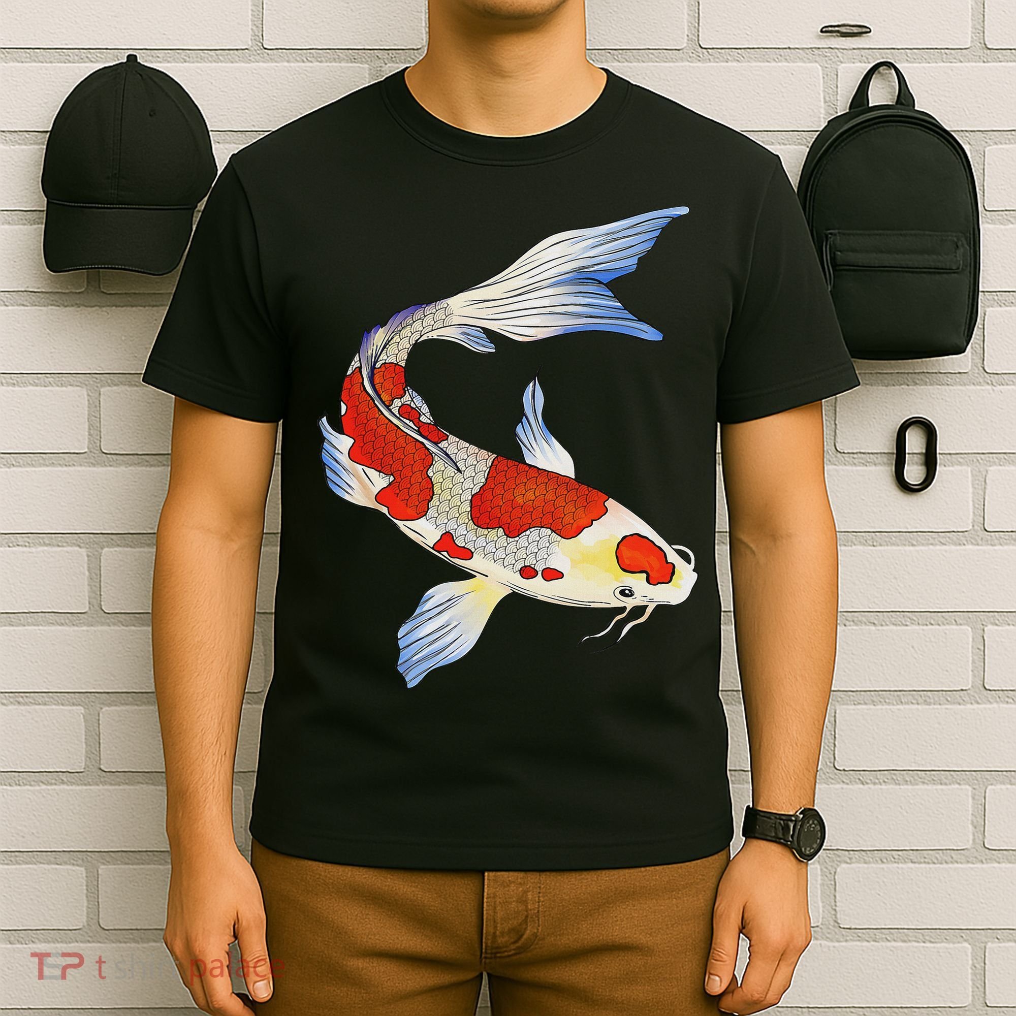 Koi Fish Funny Japanese Chinese Carp Breeder Women Gifts T-Shirt