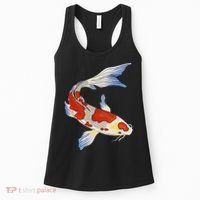 Koi Fish Funny Japanese Chinese Carp Breeder Women Gifts Women's Tank Top thumb 0