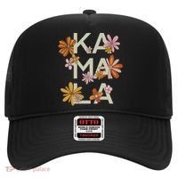 Kamala Flowers Groovy Retro Cute Gift Hat thumb 0