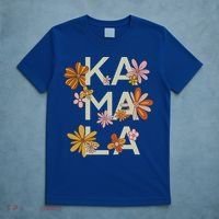 Kamala Flowers Groovy Retro Cute Gift T-Shirt thumb 5