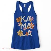 Kamala Flowers Groovy Retro Cute Gift Women's Tank Top thumb 0