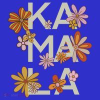 Kamala Flowers Groovy Retro Cute Gift Baby Bodysuit thumb 2