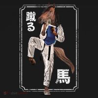 Kung Fu Horse USA-Made Doggie Bandana thumb 2
