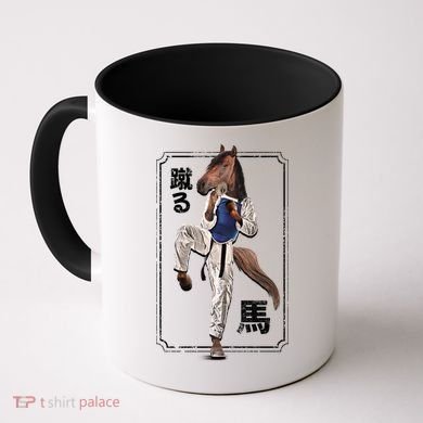 Kung Fu Horse Coffee Mug