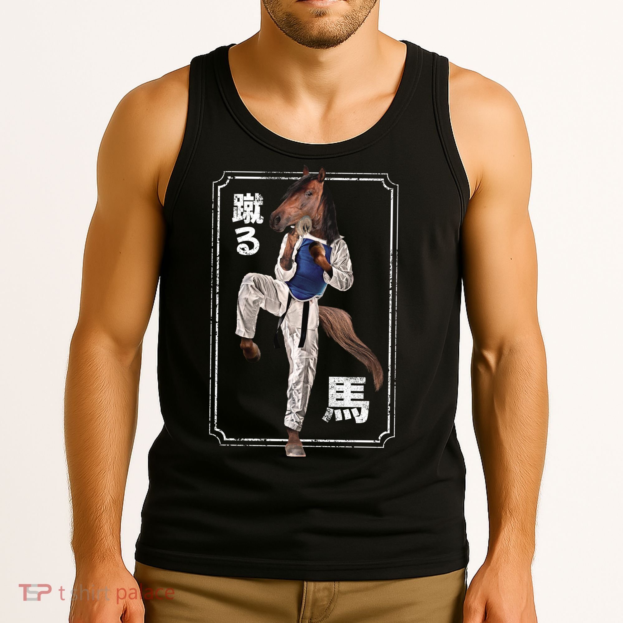 Kung Fu Horse Tank Top