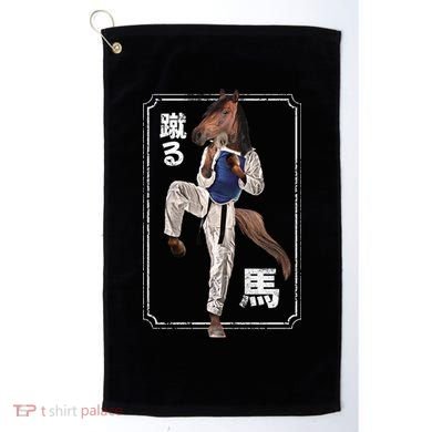 Kung Fu Horse Golf Towel