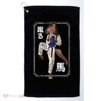 Kung Fu Horse Golf Towel thumb 0