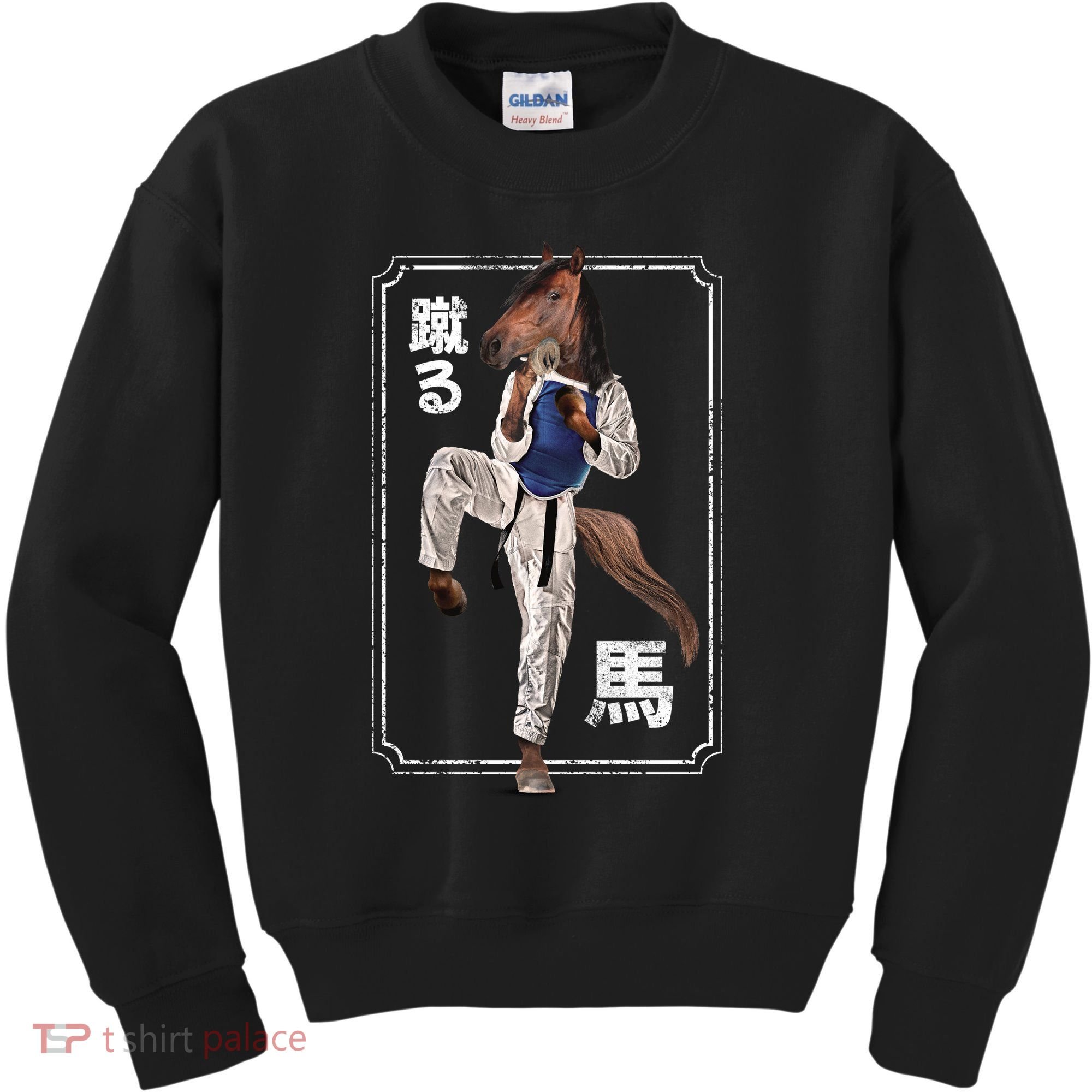 Kung Fu Horse Kids Sweatshirt