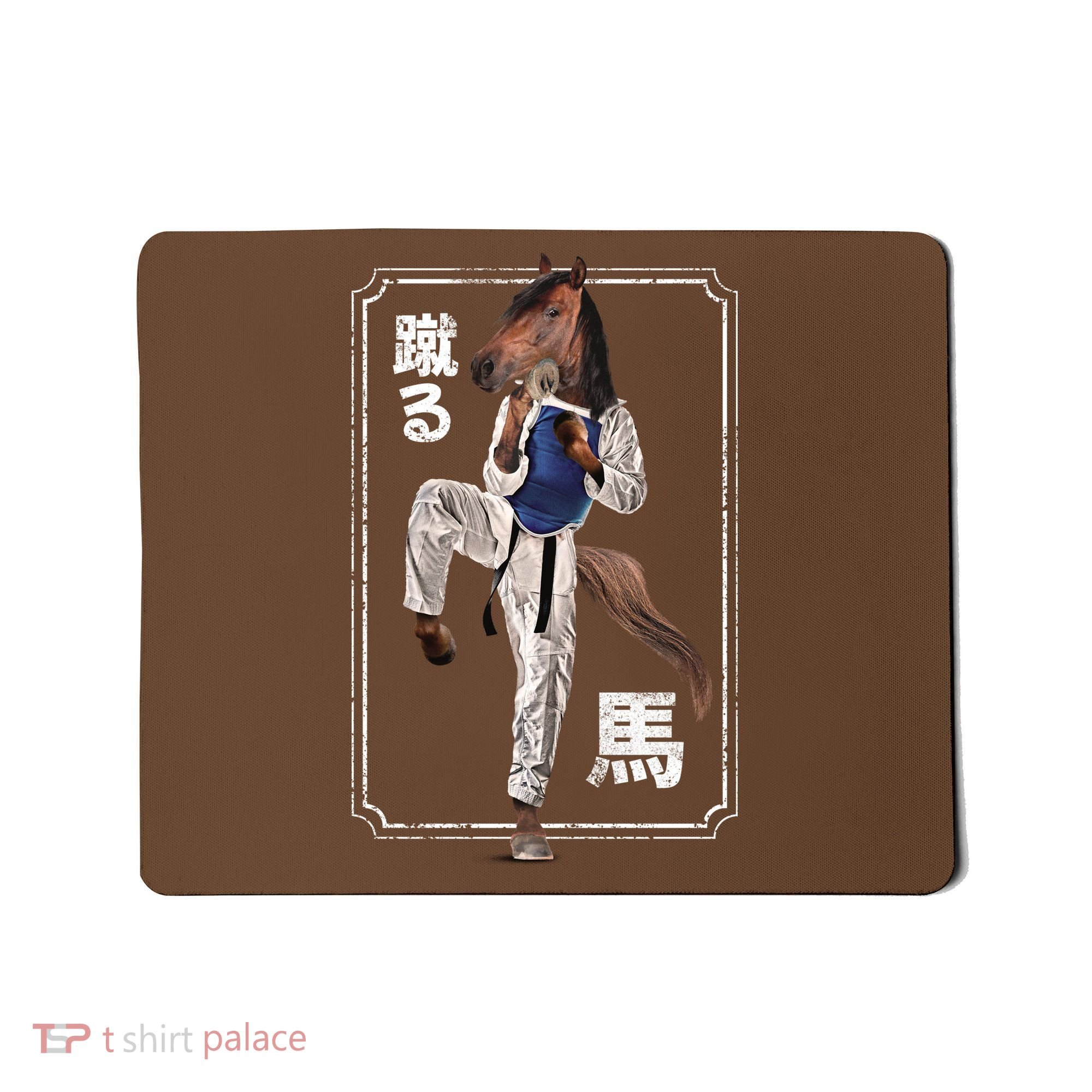 Kung Fu Horse Mousepad