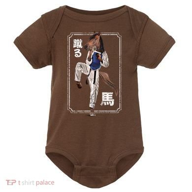 Kung Fu Horse Baby Bodysuit